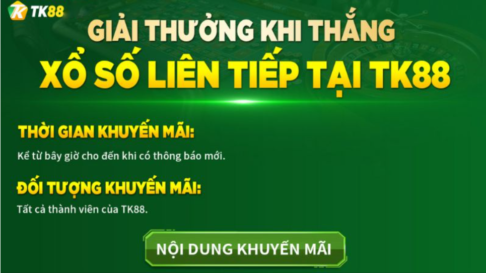 Ưu đãi hấp dẫn TK88